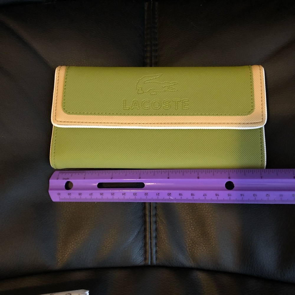 Brand new trifold Lacoste wallet
